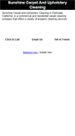 Mobile Screenshot of mysunshinecarpetcleaning.com