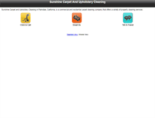 Tablet Screenshot of mysunshinecarpetcleaning.com
